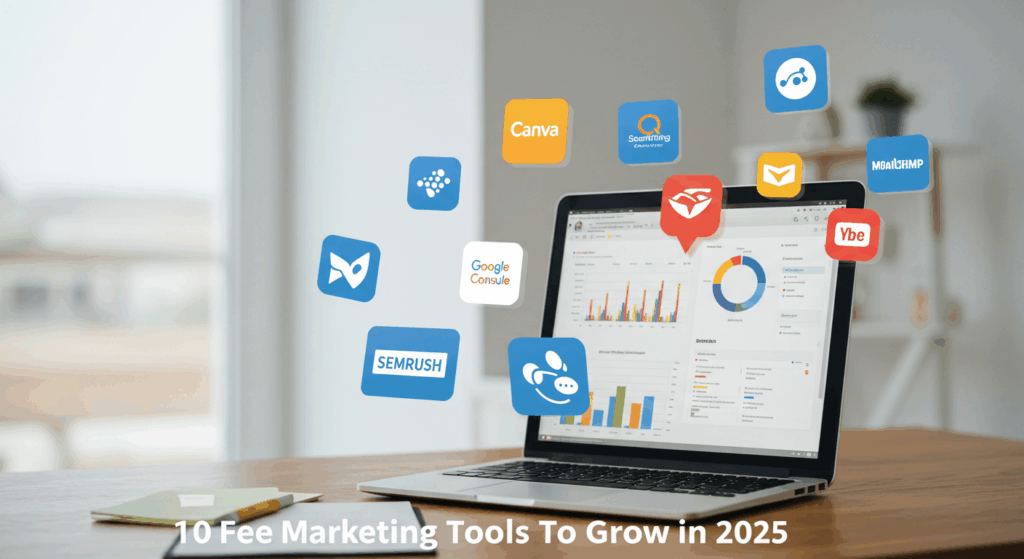 10 Powerful Free marketing tools to Grow Your Business in 2025